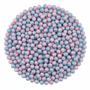 10 mm Shiny Sugar Pearls Mix – Pink & Blue 900 g